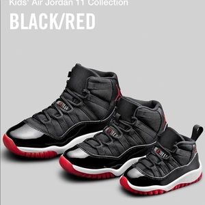 Jordan Retro 11 Breds -black and red